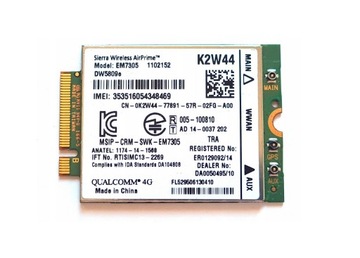 DELL модем WWAN 4G LTE DW5809e EM7305