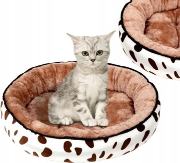 Манеж собака кошка кровать круглый мягкий плюш