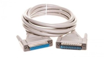 Удлинительный кабель LPT 1: 1 DSUB25 / DSUB25 м / с бежевый 2 м AK-610201-020-E