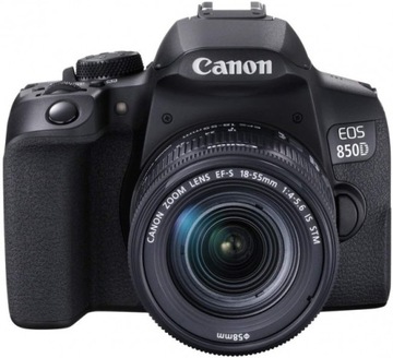 Камера Canon EOS 850D + объектив EF-S 18-55mm