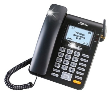 Офисный телефон Maxcom MM 28 DHS FM функция SMS