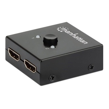 Манхэттен HDMI 2x1 или 1x2 4K * 30Hz двунаправленный переключатель, черный