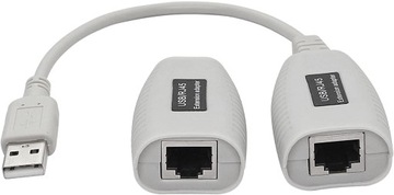 2шт расширение USB RJ45 ethernet сетевой адаптер