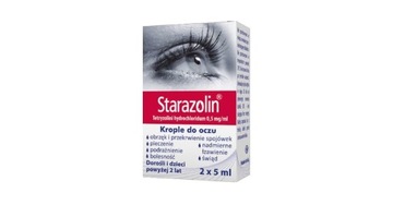 Starazolin, 0,5 мг / мл, очні краплі, 2 x 5 мл, Polpharma