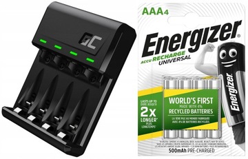 Зарядное устройство для аккумуляторов AA AAA + 4 батареи R3