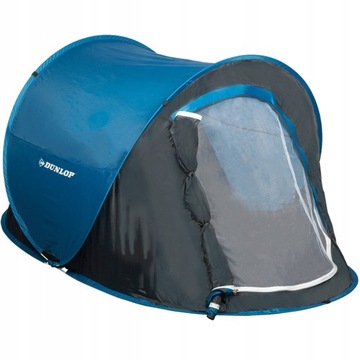 Самораспределяющаяся палатка на 1 человека высотой 90 см + москитная сетка DUNLOP