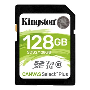 Карта памяти Kingston SD Canvas Select Plus 128GB UHS-I