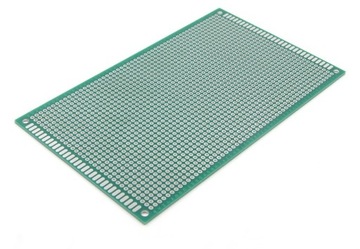 Двухсторонний прототип печатной платы 6x8 см для Arduino