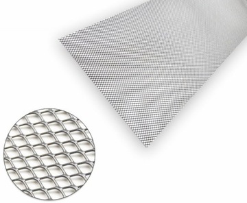 Алюминиевая серебряная сетка 6.5 мм КС 4мм 100км КС 25км