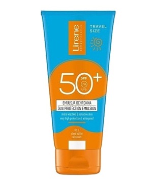 Lirene Sun SPF50 + захисна емульсія для чутливої шкіри УФ-випромінювання 90 мл