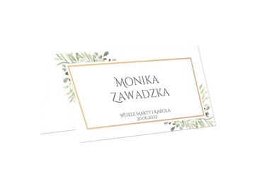 Персонализированные визитные карточки 15 шт свадебные виньетки