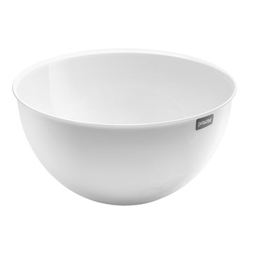 Велика пластикова миска для салату Practic 6 л білий