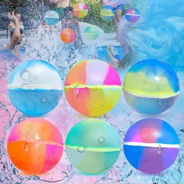 6 шт. забавный водяной шар бомба многоразовая игрушка для детей