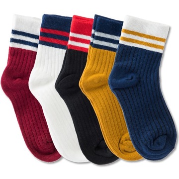 5X бавовна дитячі шкарпетки барвисті шкарпетки супер якість