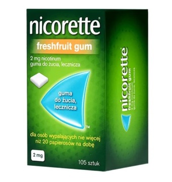 Nicorette Freshfruit Gum 2 мг 105 шт. Бросить Курить