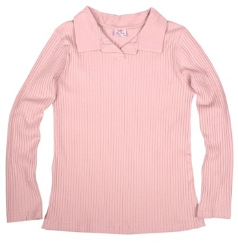 Рожева блузка в смужку комір 134 CK200