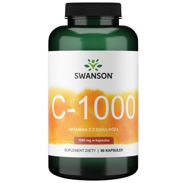 Swanson витамин C 1000MG шиповник иммунитет 90K