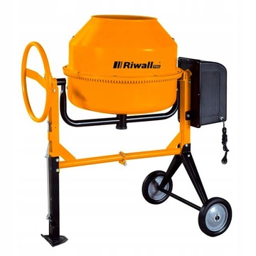 Бетоносмеситель RIWALL Pro 220L 1500W 230V тормоз чугунный венок