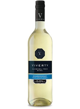 Безалкогольне вино Viverty Chardonnay напівсолодке