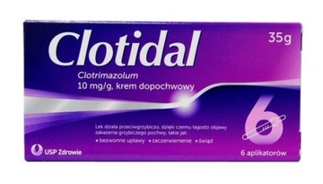 Клотидал (Клотримазол) 10 мг/г вагинальный крем, 35 г