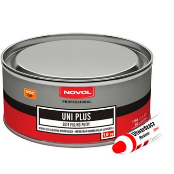 Мягкая шпатлевка NOVOL Uni Plus выравнивающая 1,8 k