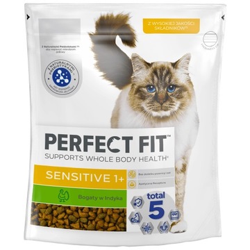 PERFECT fit Sensitive сухий корм для кішок з індичкою 750 г