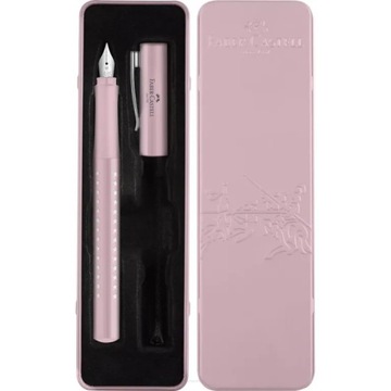 Перьевая Ручка Faber Castell Sparkle M Rose Metalic