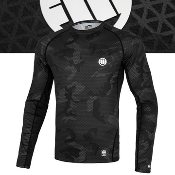 Чоловічий Longsleeve Pitbull тренувальний рашгард Net Camo II