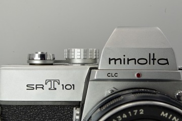 Minolta SRT-101 SRT101 SLR + сломанный объектив Rokkor 55/1.8