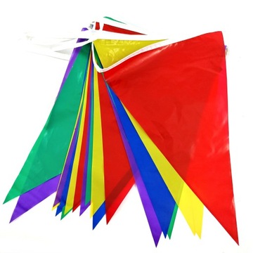 Прапори партії прапори гірлянди трикутники