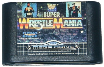 WWF Super WrestleMania играет на консоли Sega Mega Drive.