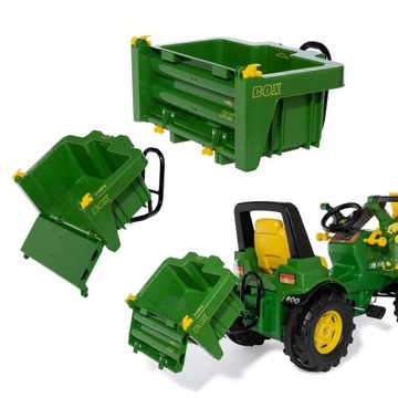 ROLLY TOYS ПРИЦЕП КОНТЕЙНЕР ТРАКТОР JOHN DEERE