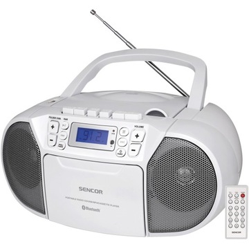 Магнитофон Sencor SPT 3907W CD MP3 FM USB BT