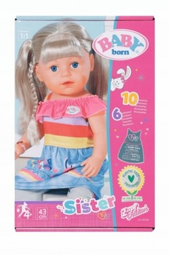 BABY BORN сестричка лялька 43 см 830345