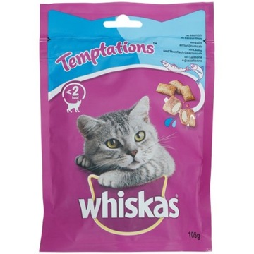 Whiskas хрусткі ласощі зі смаком лосося і тунця 105 г