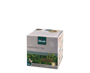 Белый чай Dilmah Ceylon Silver Tips 10 пакетиков