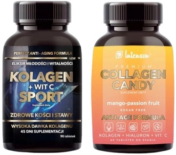 Intenson колаген + вітамін З спорт 500 мг 90 таблеток