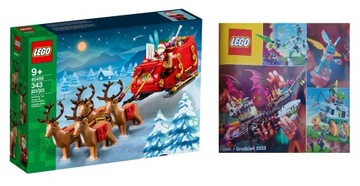 Lego Christmas 40499 - сани Санти + каталог подарунків 2023