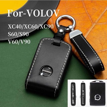 Шкіряний чохол для автомобільного ключа для volvo