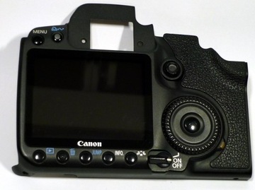 Canon 40D-ЖК-дисплей, задняя часть корпуса