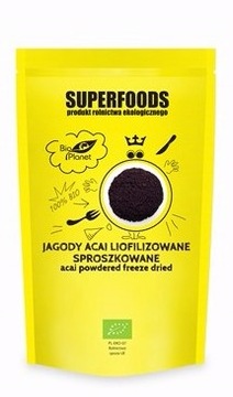 Ягоди асаї сублімовані порошок біо 100г біо Планета