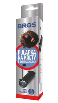 BROS pułapka na krety ŻYWOŁAPKA z sygnalizatorem