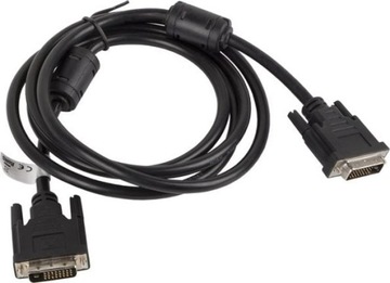 Lanberg кабель DVI-D (24 + 1л) м/м 1,8 м, Чорний