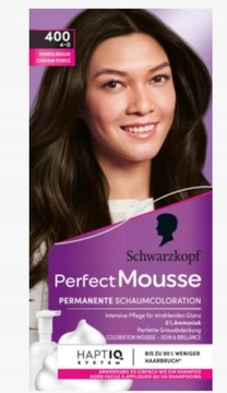 Schwarzkopf Perfect Mousse 400 фарбування волосся коричневий