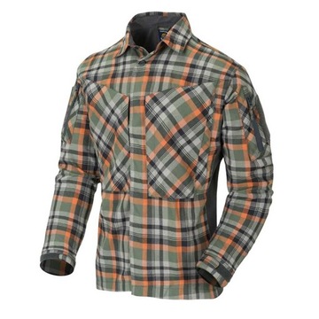 Helikon-Tex мужская рубашка с длинным рукавом MBDU Flannel Olive Plaid XL / Reg