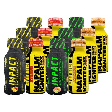 FA IGNITER NAPALM + IRONFLEX IMPACT SHOT 12X120ML мощность сила насоса