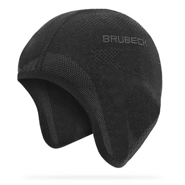 Теплая зимняя термоактивная велосипедная шапка под шлемом-ионы серебра BRUBECK
