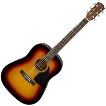 Fender CD60 V3 SB акустическая гитара