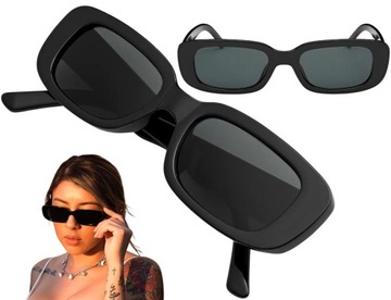 Прямоугольные солнцезащитные очки женские ретро