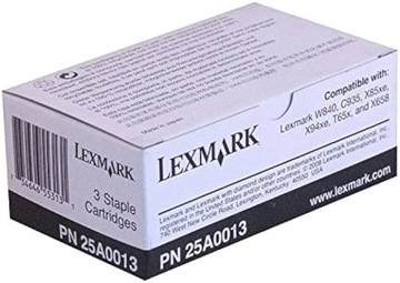 Набор скоб Lexmark 3pack - 15K PC-25a0013